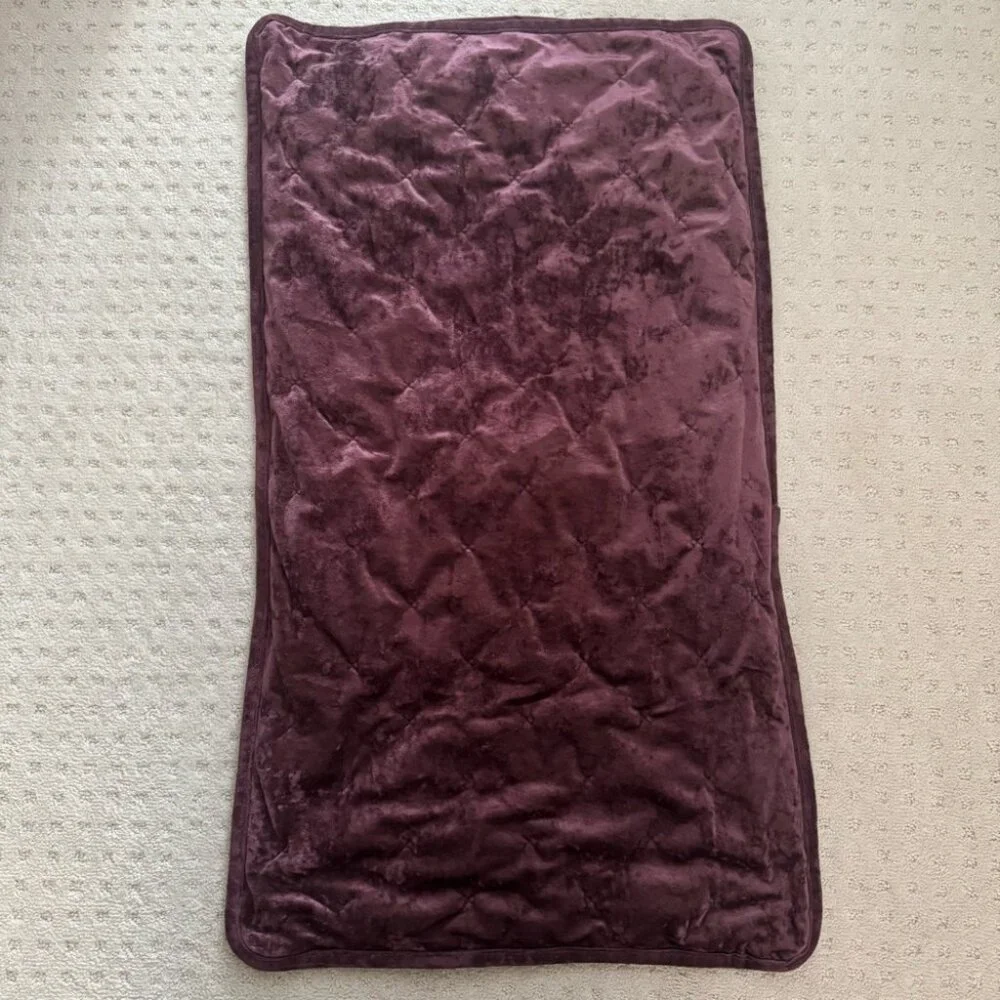 Comforter & pillow cases king sized crushed velvet quilted satiny silky shimmer